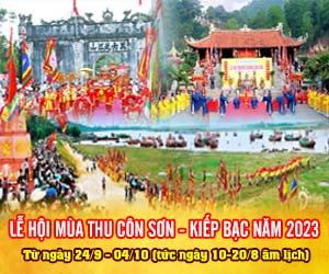 Lễ hội mùa thu Côn Sơn - Kiếp Bạc